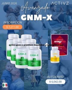 Paquete GNM-X ACTIVZ para Bienestar Integral y Salud Celular