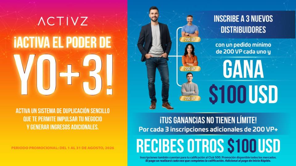 Suplementos ACTIVZ para energía diaria, bienestar celular y envejecimiento saludable en México