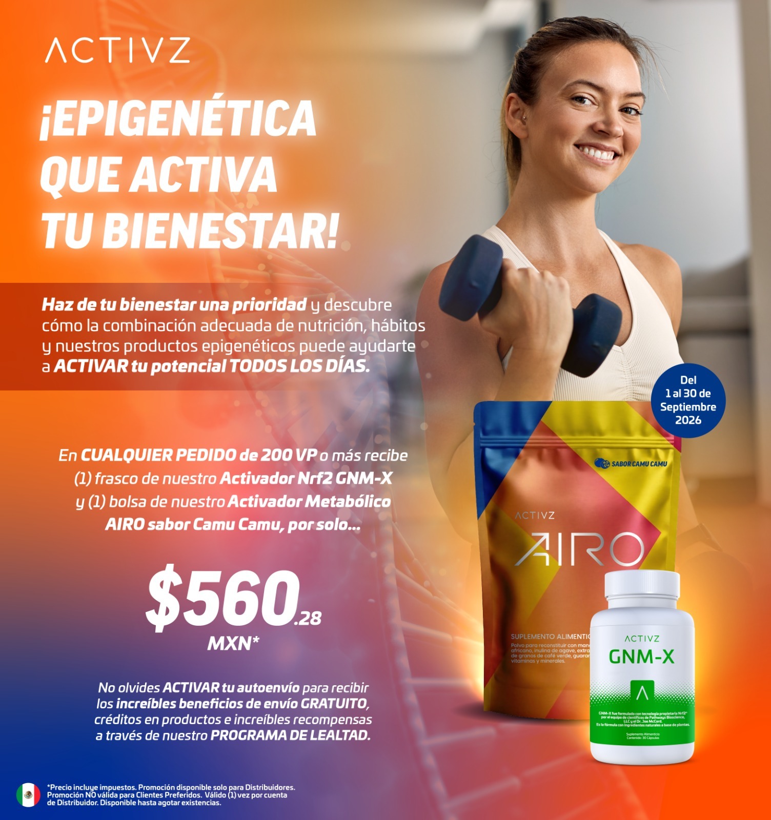 Promociones ACTIVZ septiembre 2026 en Tijuana, kits y productos