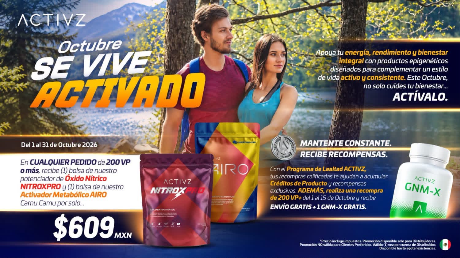 Promociones ACTIVZ octubre 2026 México